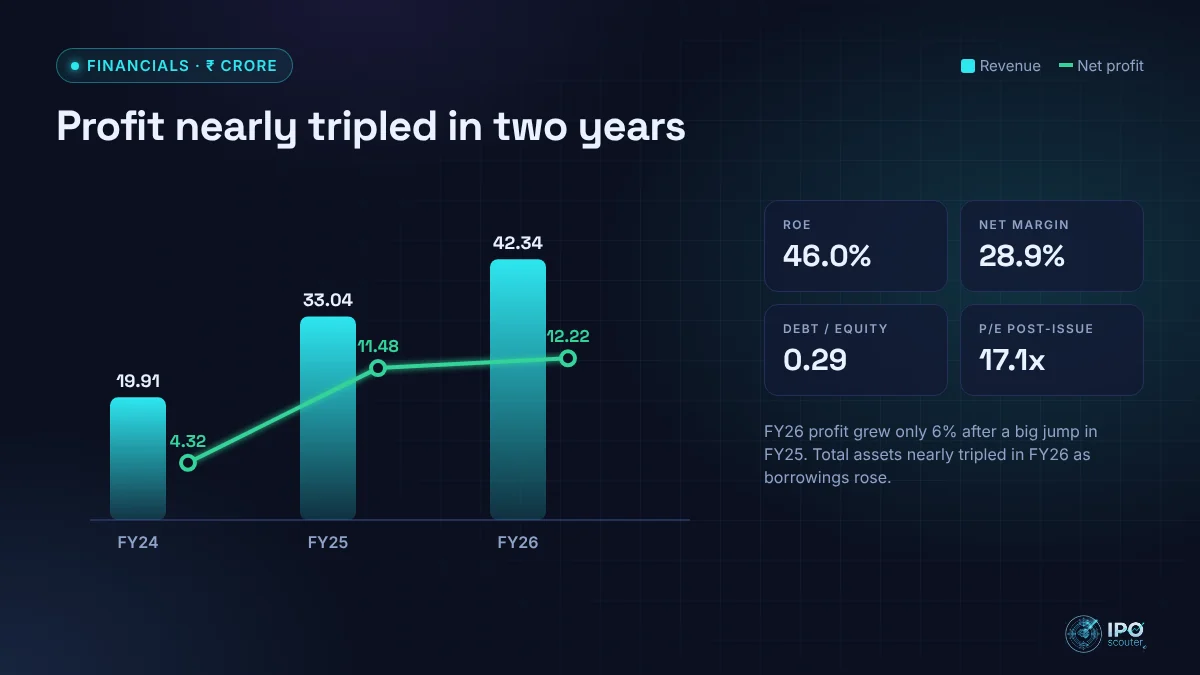 Black Opal Consultants revenue and net profit with key ratios